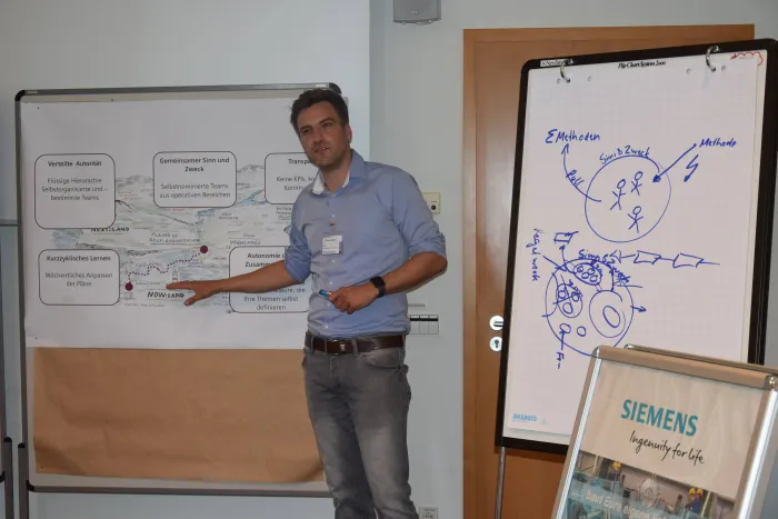 Siemens präsentierte eine agile Organisationseinheit
