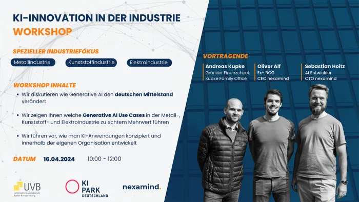 KI; Industrie; Use Cases
