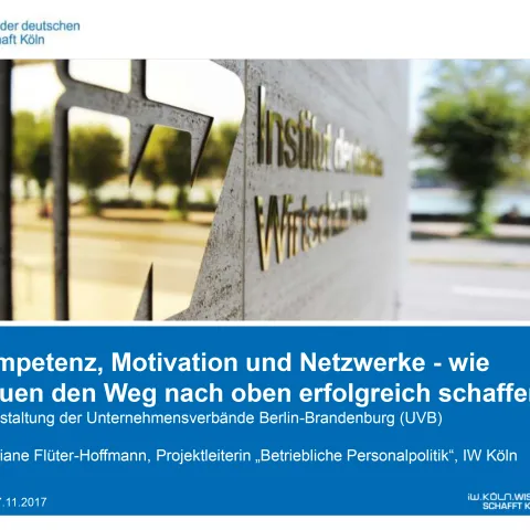 Vortrag von Christiane Flüter-Hoffmann
