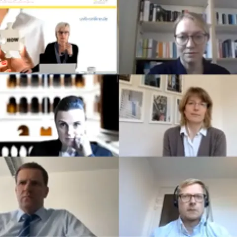 UVB-Personalforum, Videokonferenz, Screenshot