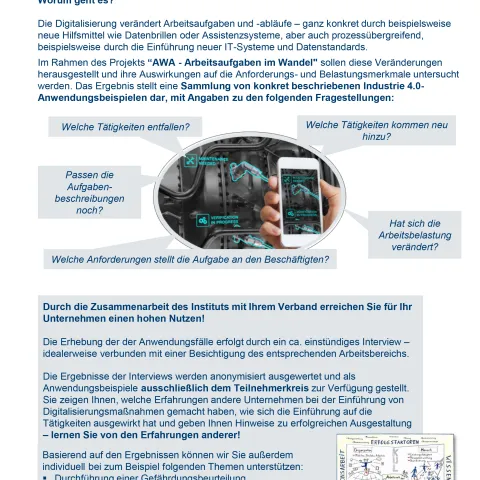 Digitalisierung; Wandel; Assistenzsysteme; Arbeitsbedingungen