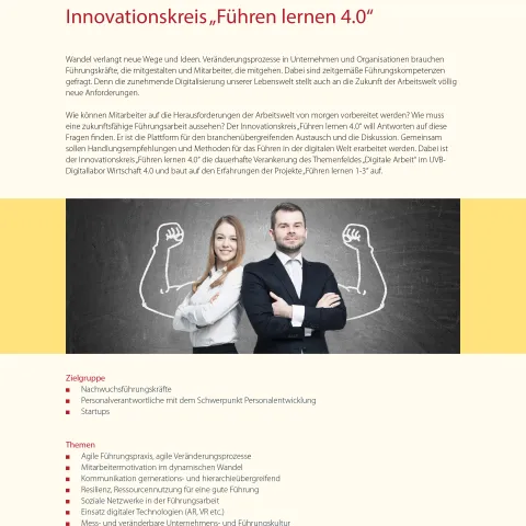 Innovationskreis Führen lernen 4.0